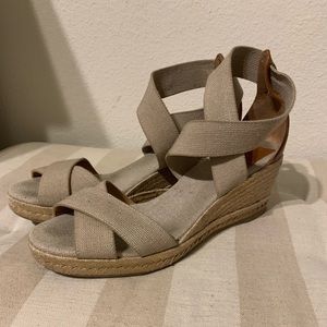 Tory Burch Crisscross Wedges